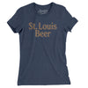 St. Louis Beer Women's T-Shirt-Indigo-Allegiant Goods Co. Vintage Sports Apparel