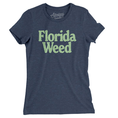 Florida Weed Women's T-Shirt-Indigo-Allegiant Goods Co. Vintage Sports Apparel