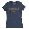 Michigan Beer Women's T-Shirt-Indigo-Allegiant Goods Co. Vintage Sports Apparel