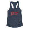 Florida Pennant Women's Racerback Tank-Indigo-Allegiant Goods Co. Vintage Sports Apparel