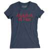 Atlanta's Number 1 Fan Women's T-Shirt-Indigo-Allegiant Goods Co. Vintage Sports Apparel