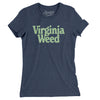 Virginia Weed Women's T-Shirt-Indigo-Allegiant Goods Co. Vintage Sports Apparel