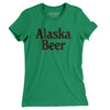 Alaska Beer Women's T-Shirt-Kelly Green-Allegiant Goods Co. Vintage Sports Apparel