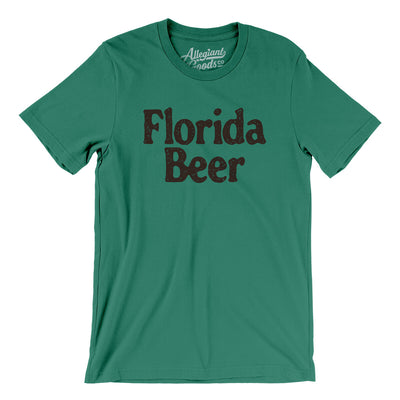 Florida Beer Men/Unisex T-Shirt-Kelly-Allegiant Goods Co. Vintage Sports Apparel