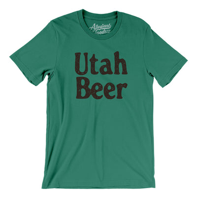 Utah Beer Men/Unisex T-Shirt-Kelly-Allegiant Goods Co. Vintage Sports Apparel