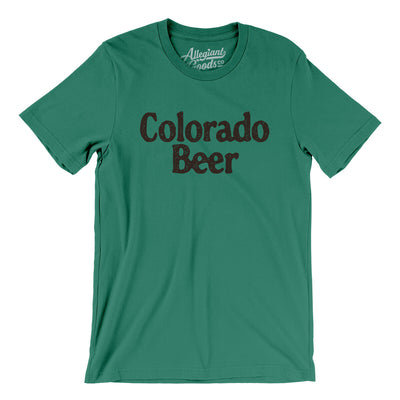 Colorado Beer Men/Unisex T-Shirt-Kelly-Allegiant Goods Co. Vintage Sports Apparel