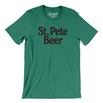 St. Pete Beer Men/Unisex T-Shirt-Kelly-Allegiant Goods Co. Vintage Sports Apparel