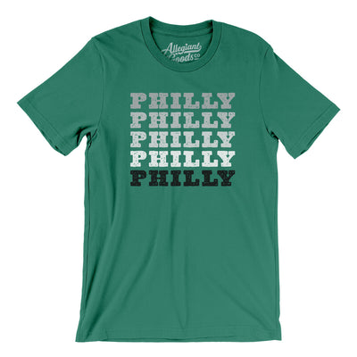 Philly Repeat Men/Unisex T-Shirt-Kelly-Allegiant Goods Co. Vintage Sports Apparel