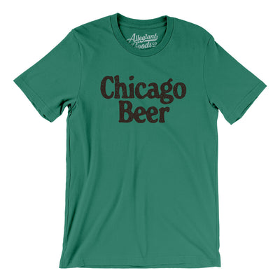 Chicago Beer Men/Unisex T-Shirt-Kelly-Allegiant Goods Co. Vintage Sports Apparel