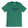 Vancouver Pennant Men/Unisex T-Shirt-Kelly-Allegiant Goods Co. Vintage Sports Apparel