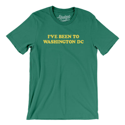 I've Been To Washington Dc Men/Unisex T-Shirt-Kelly-Allegiant Goods Co. Vintage Sports Apparel