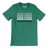 New York Repeat Men/Unisex T-Shirt-Kelly-Allegiant Goods Co. Vintage Sports Apparel