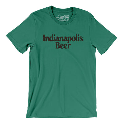 Indianapolis Beer Men/Unisex T-Shirt-Kelly-Allegiant Goods Co. Vintage Sports Apparel