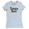 Tampa Beer Women's T-Shirt-Light Blue-Allegiant Goods Co. Vintage Sports Apparel