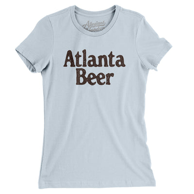 Atlanta Beer Women's T-Shirt-Light Blue-Allegiant Goods Co. Vintage Sports Apparel