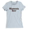 Minnesota Beer Women's T-Shirt-Light Blue-Allegiant Goods Co. Vintage Sports Apparel