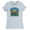 Yosemite National Park Badge Women's T-Shirt-Light Blue-Allegiant Goods Co. Vintage Sports Apparel