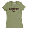 Charlotte Beer Women's T-Shirt-Light Olive-Allegiant Goods Co. Vintage Sports Apparel