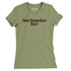 New Hampshire Beer Women's T-Shirt-Light Olive-Allegiant Goods Co. Vintage Sports Apparel