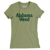 Alabama Weed Women's T-Shirt-Light Olive-Allegiant Goods Co. Vintage Sports Apparel