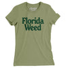 Florida Weed Women's T-Shirt-Light Olive-Allegiant Goods Co. Vintage Sports Apparel