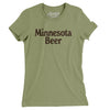 Minnesota Beer Women's T-Shirt-Light Olive-Allegiant Goods Co. Vintage Sports Apparel