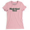 Rhode Island Weed Women's T-Shirt-Light Pink-Allegiant Goods Co. Vintage Sports Apparel