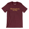 Washington's Number 1 Fan Men/Unisex T-Shirt-Maroon-Allegiant Goods Co. Vintage Sports Apparel