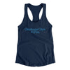 Oklahoma City's Number 1 Fan Women's Racerback Tank-Midnight Navy-Allegiant Goods Co. Vintage Sports Apparel