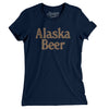 Alaska Beer Women's T-Shirt-Midnight Navy-Allegiant Goods Co. Vintage Sports Apparel