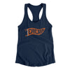 Chicago Pennant Women's Racerback Tank-Midnight Navy-Allegiant Goods Co. Vintage Sports Apparel