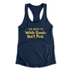 I've Been To White Sands National Park Women's Racerback Tank-Midnight Navy-Allegiant Goods Co. Vintage Sports Apparel