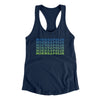 Minneapolis Repeat Women's Racerback Tank-Midnight Navy-Allegiant Goods Co. Vintage Sports Apparel