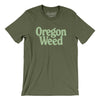 Oregon Weed Men/Unisex T-Shirt-Military Green-Allegiant Goods Co. Vintage Sports Apparel