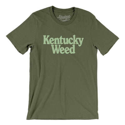 Kentucky Weed Men/Unisex T-Shirt-Military Green-Allegiant Goods Co. Vintage Sports Apparel