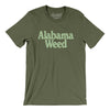 Alabama Weed Men/Unisex T-Shirt-Military Green-Allegiant Goods Co. Vintage Sports Apparel