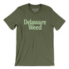 Delaware Weed Men/Unisex T-Shirt-Military Green-Allegiant Goods Co. Vintage Sports Apparel