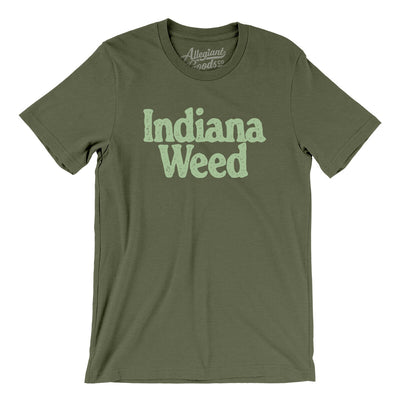 Indiana Weed Men/Unisex T-Shirt-Military Green-Allegiant Goods Co. Vintage Sports Apparel