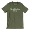 West Virginia Weed Men/Unisex T-Shirt-Military Green-Allegiant Goods Co. Vintage Sports Apparel