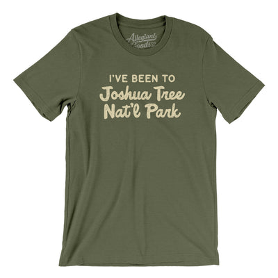 I've Been To Joshua Tree National Park Men/Unisex T-Shirt-Military Green-Allegiant Goods Co. Vintage Sports Apparel