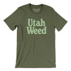 Utah Weed Men/Unisex T-Shirt-Military Green-Allegiant Goods Co. Vintage Sports Apparel