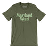 Maryland Weed Men/Unisex T-Shirt-Military Green-Allegiant Goods Co. Vintage Sports Apparel