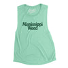 Mississippi Weed Women's Flowey Scoopneck Muscle Tank-Mint-Allegiant Goods Co. Vintage Sports Apparel