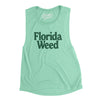 Florida Weed Women's Flowey Scoopneck Muscle Tank-Mint-Allegiant Goods Co. Vintage Sports Apparel