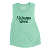 Alabama Weed Women's Flowey Scoopneck Muscle Tank-Mint-Allegiant Goods Co. Vintage Sports Apparel