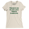 There's No Place Like North Carolina Women's T-Shirt-Natural-Allegiant Goods Co. Vintage Sports Apparel