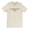 San Francisco Beer Men/Unisex T-Shirt-Natural-Allegiant Goods Co. Vintage Sports Apparel