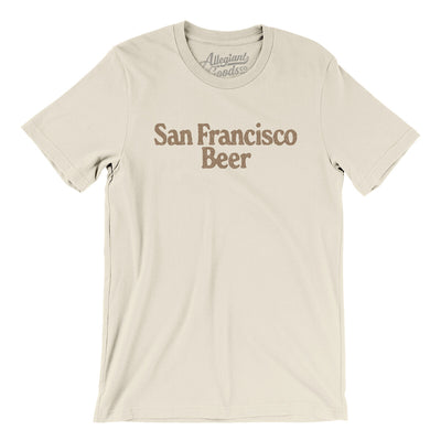 San Francisco Beer Men/Unisex T-Shirt-Natural-Allegiant Goods Co. Vintage Sports Apparel