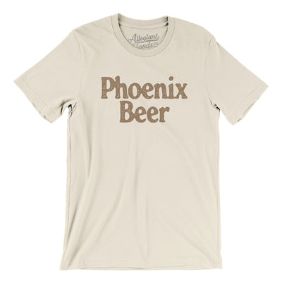 Phoenix Beer Men/Unisex T-Shirt-Natural-Allegiant Goods Co. Vintage Sports Apparel