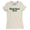 Rhode Island Weed Women's T-Shirt-Natural-Allegiant Goods Co. Vintage Sports Apparel